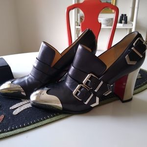 Christian Louboutin Anita 85 Metal bootie's